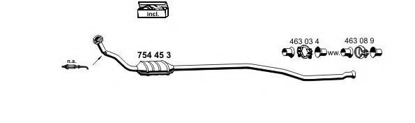 ERNST 080093 Exhaust System